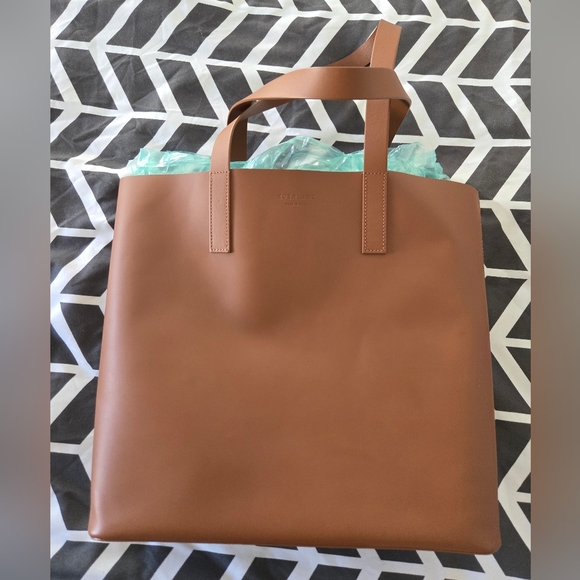 Everlane Everyday Market Tote - Cognac - Picture 3 of 6